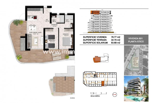 Nieuwbouw - Penthouse - Guardamar - Guardamar del Segura