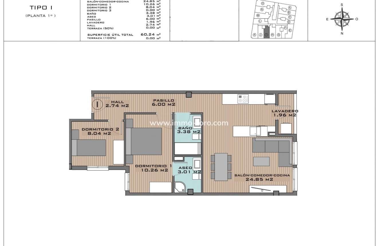 New Build - Apartment - Algorfa - Pueblo
