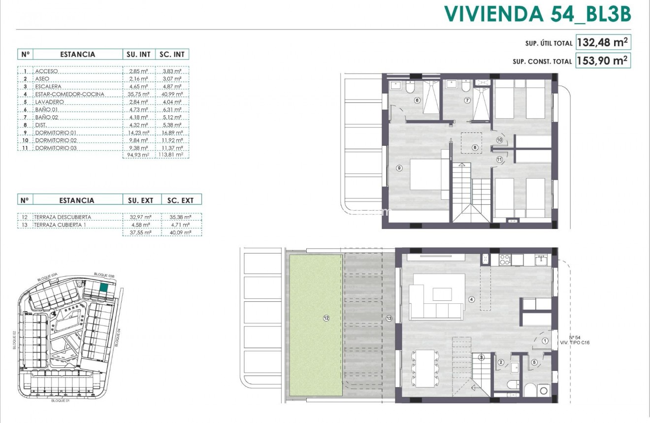 Nieuwbouw - Penthouse - Monforte Del Cid - Alenda Golf