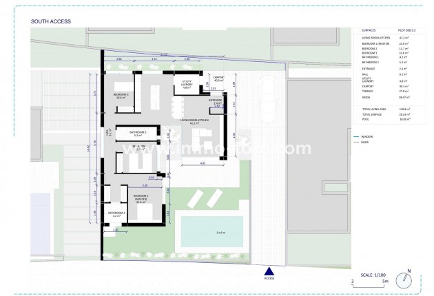 Nieuwbouw - Villa - BAÑOS Y MENDIGO - Altaona golf and country village