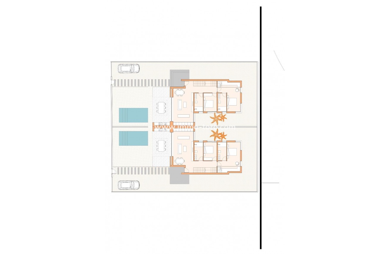 Nouvelle construction - Villa - BAÑOS Y MENDIGO - Altaona golf and country village