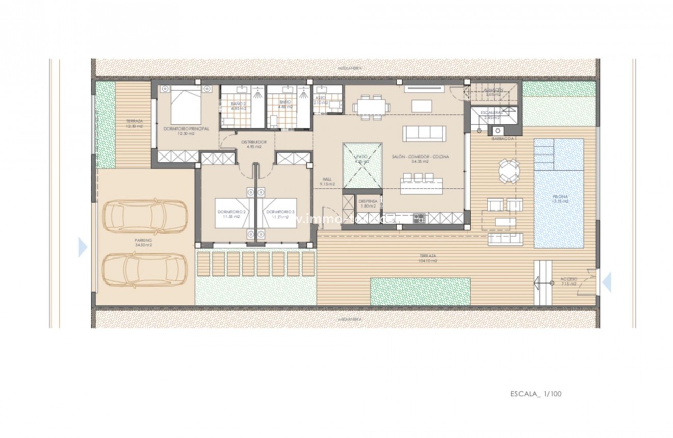 Nueva construcción  - Villa / Chalet - San Juan de los Terreros - Las Mimosas