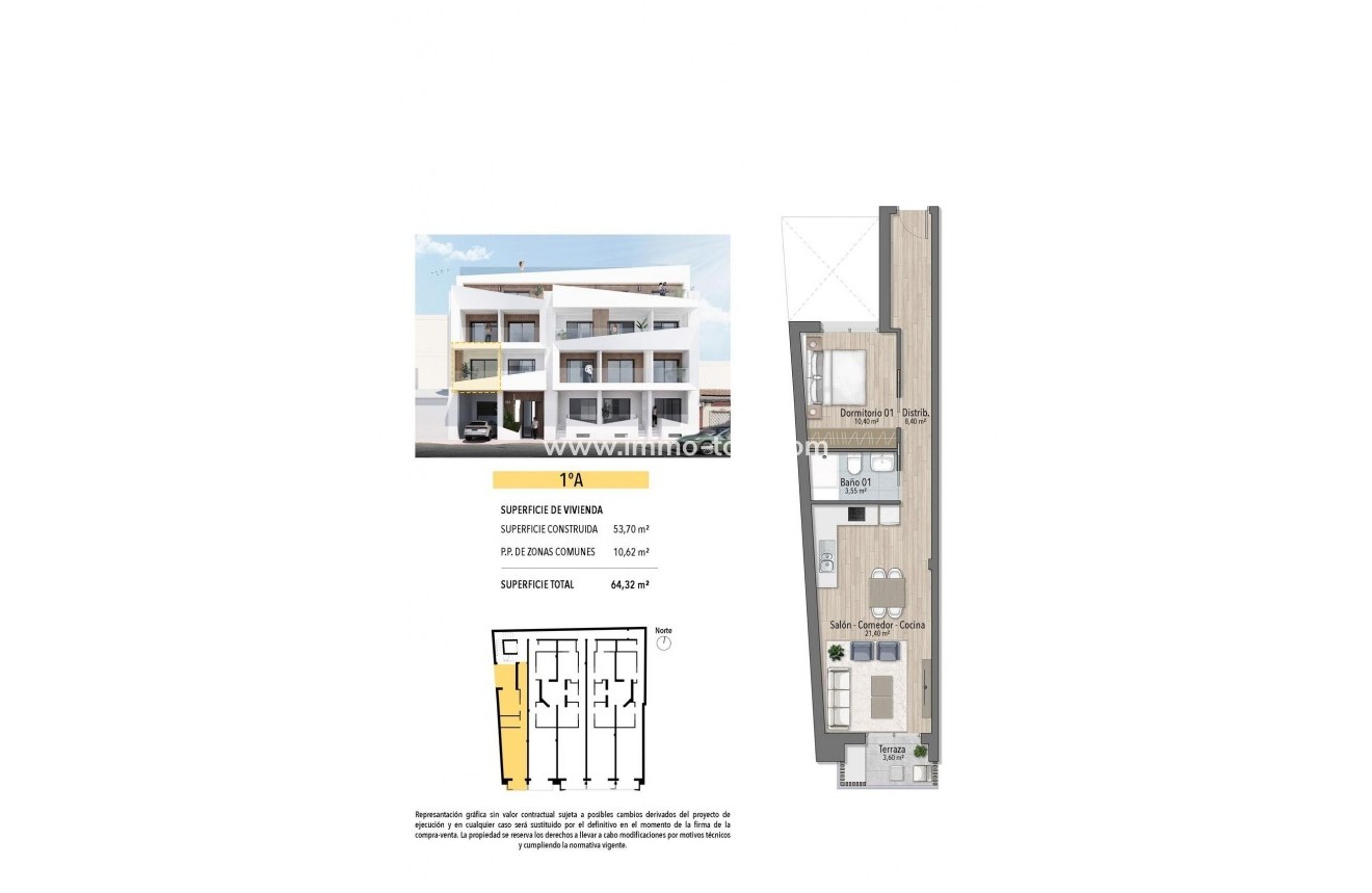 Nueva construcción  - Apartamento - Torrevieja - Playa del cura