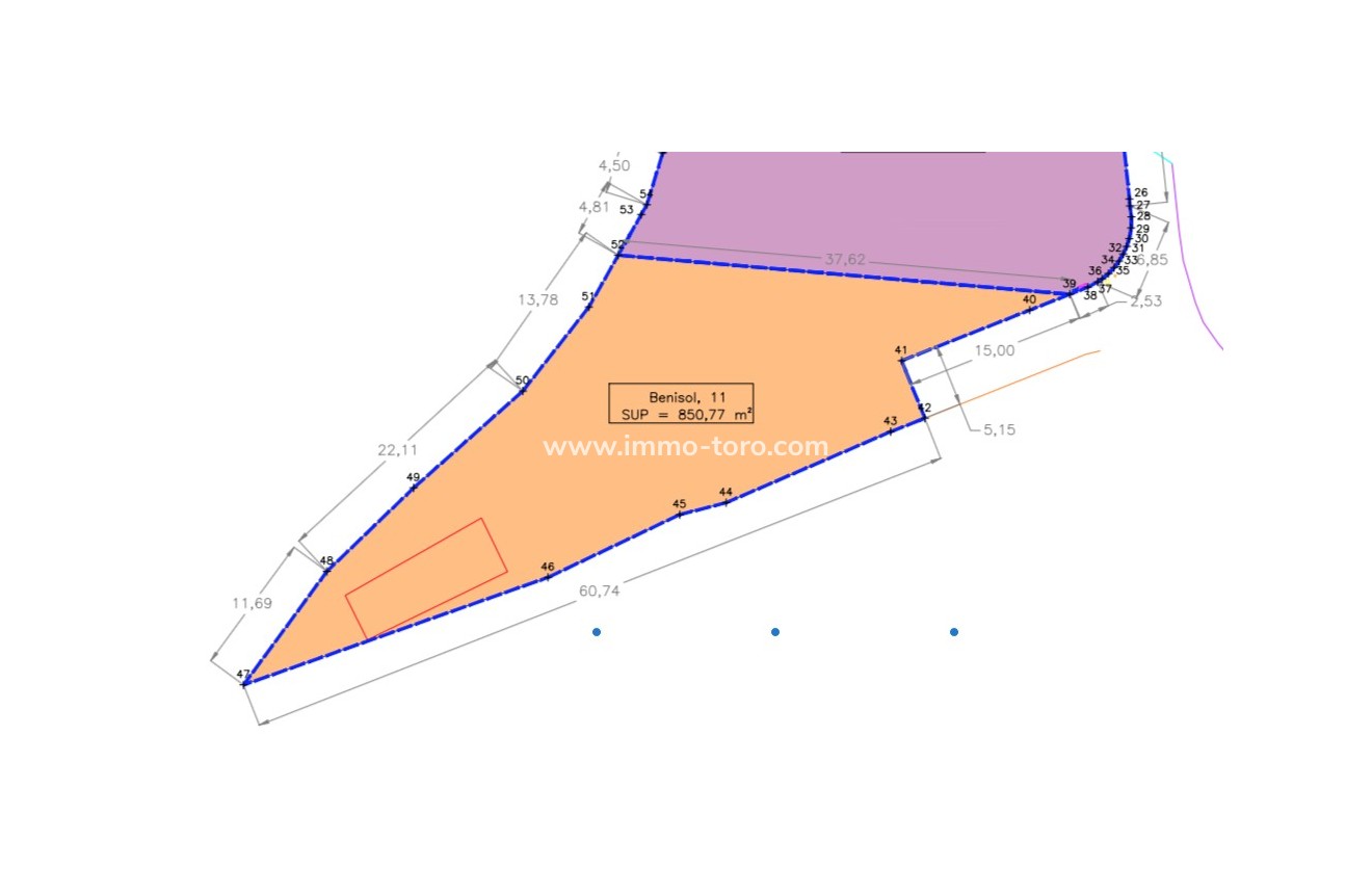 Revente - Plot - Moraira - Benisol Moraira