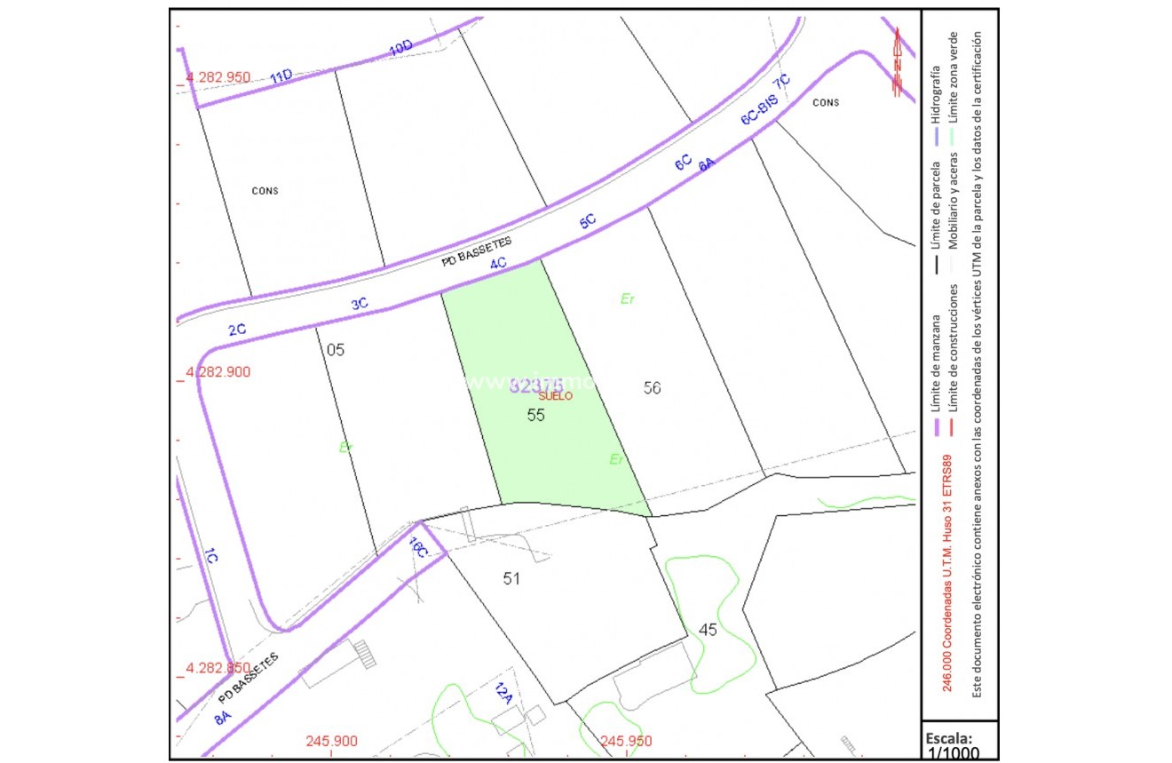 Venta - Plot - Calpe - Bassetes Calpe