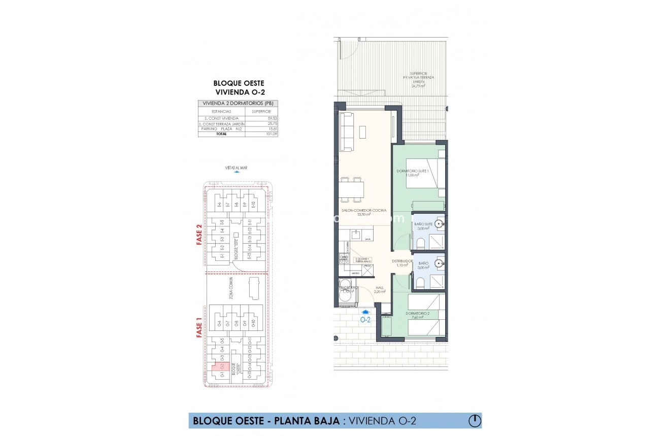 Nouvelle construction - Appartement - Pilar de la Horadada - Playa de las Higuericas