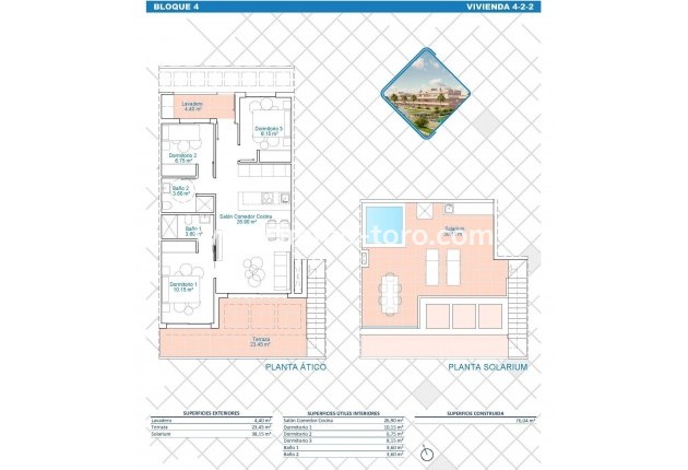Nueva construcción  - Ático - Pilar de la Horadada - Lo Monte