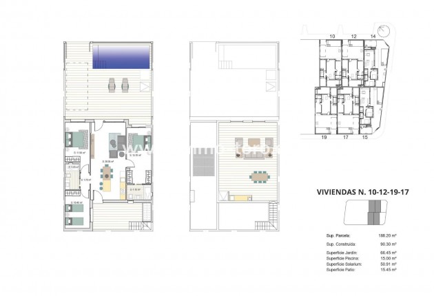 Nieuwbouw - Geschakelde woning - Torre Pacheco - Roldán