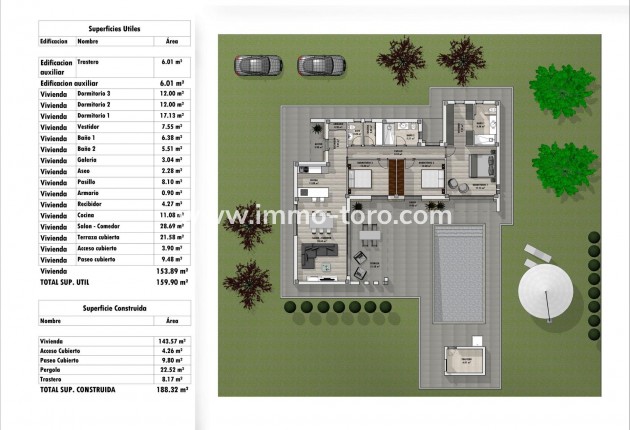 Nieuwbouw - Villa - Aspe - Poligono 19