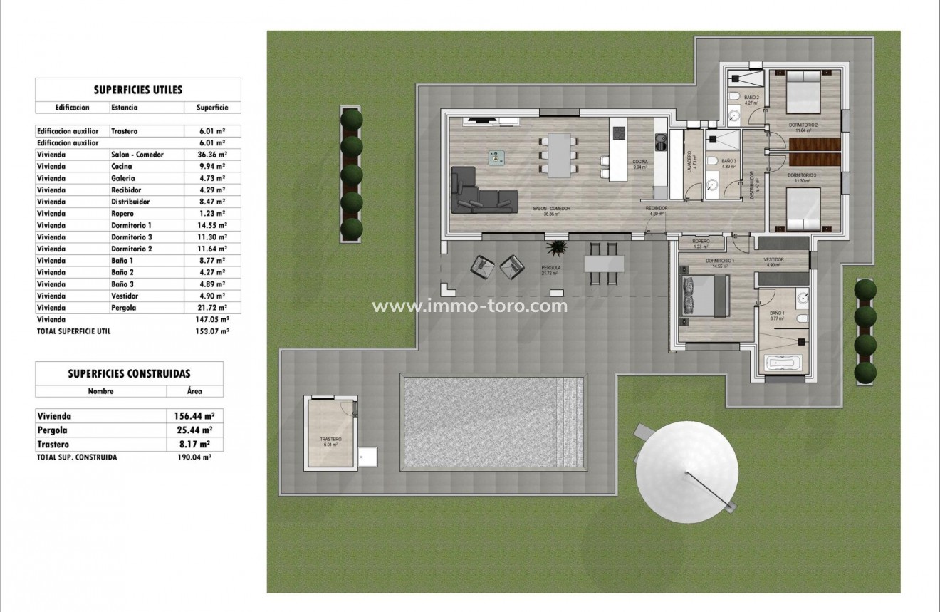 Nieuwbouw - Villa - Aspe - Poligono 19