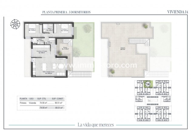 Nieuwbouw - Appartement  - Alhama de Murcia - Condado de Alhama