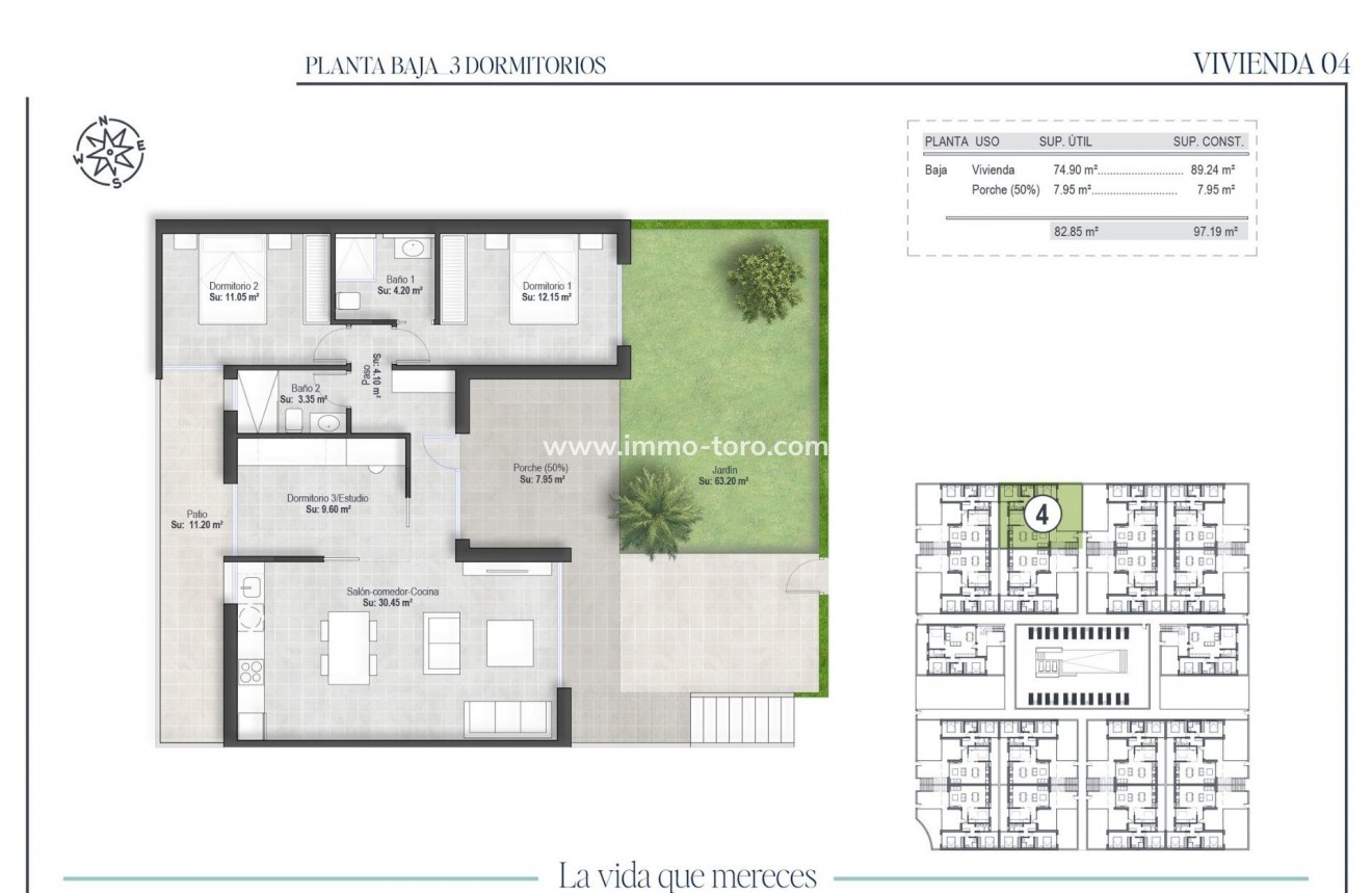 Nieuwbouw - Appartement  - Alhama de Murcia - Condado de Alhama