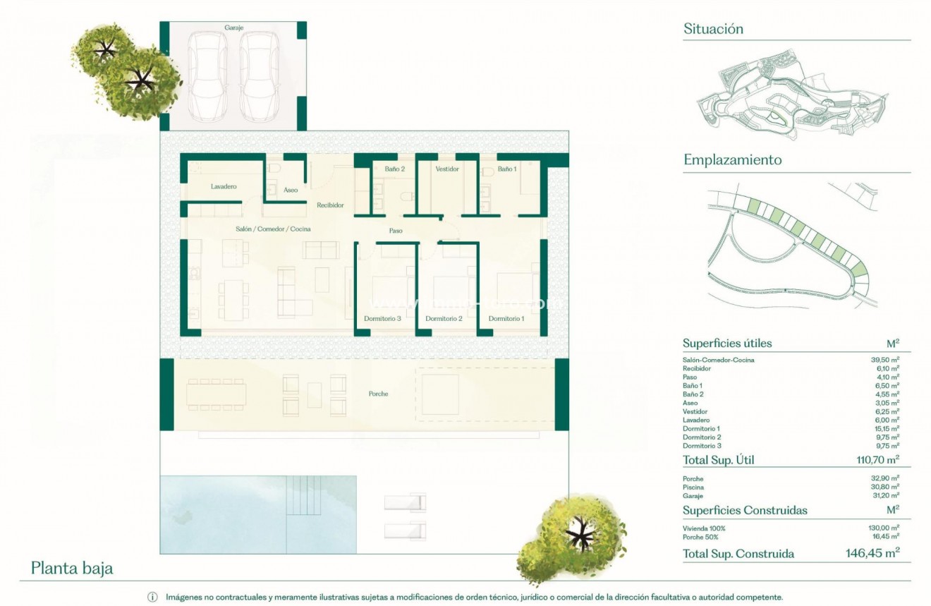 Nieuwbouw - Villa - Fuente Álamo - Hacienda Del Álamo Golf