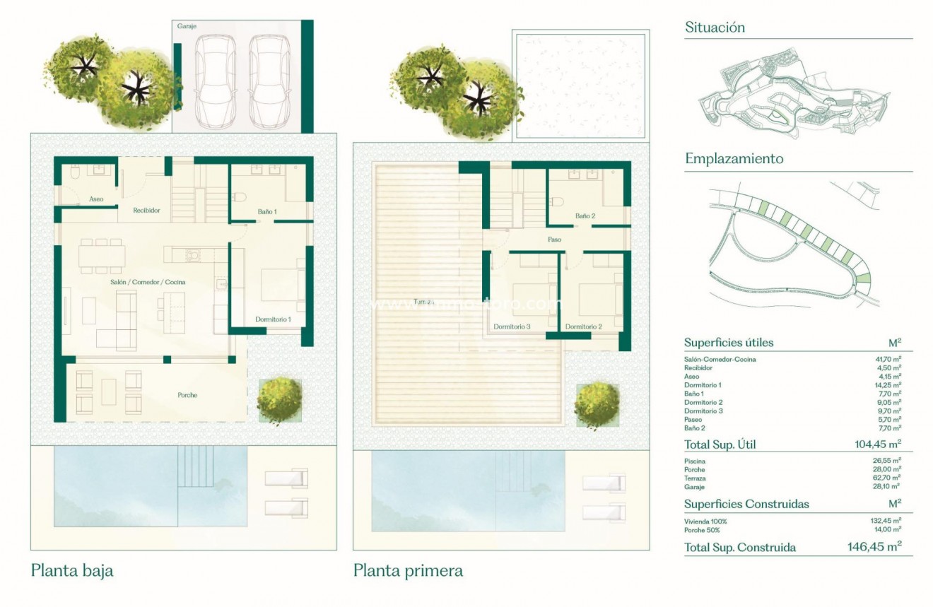 Nieuwbouw - Villa - Fuente Álamo - Hacienda Del Álamo Golf