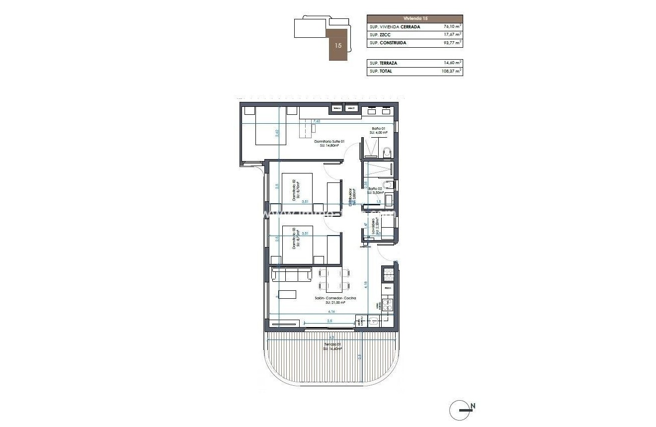 Nieuwbouw - Appartement  - Guardamar - Camino del Puerto