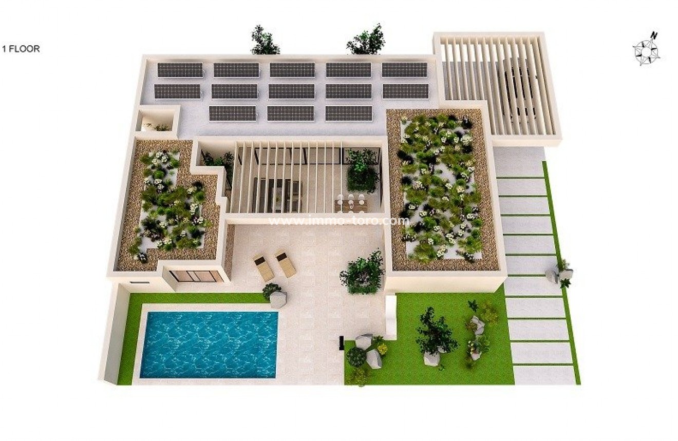 New Build - Villa - BAÑOS Y MENDIGO - Altaona Golf