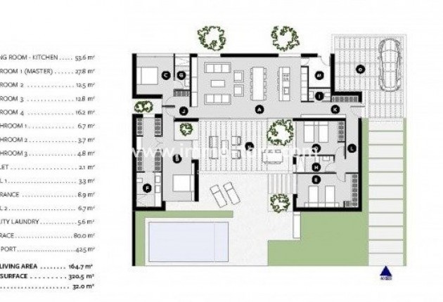 New Build - Villa - BAÑOS Y MENDIGO - Altaona Golf