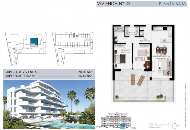 Nieuwbouw - Appartement  - Pilar de la Horadada - Mil Palmeras