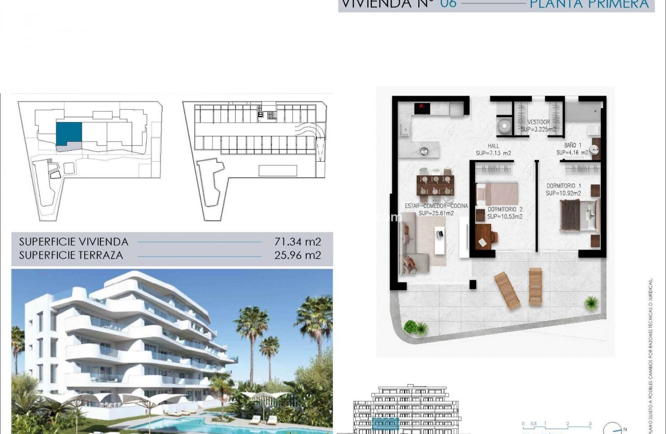 Nieuwbouw - Appartement  - Pilar de la Horadada - Mil Palmeras