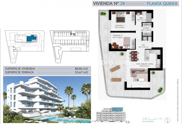 Nieuwbouw - Penthouse - Pilar de la Horadada - Mil Palmeras