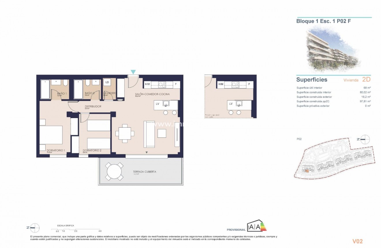 Nouvelle construction - Appartement - Denia - Playa de La Almadraba