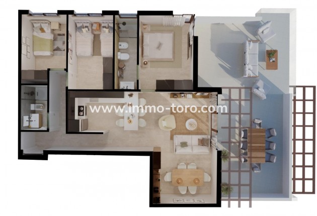 New Build - Apartment - Vera - Vera playa