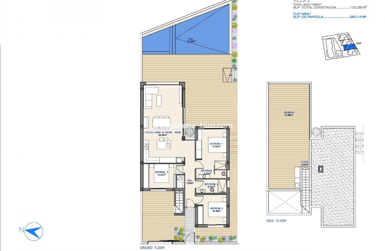 Nieuwbouw - Villa - Los Alcázares - Serena Golf