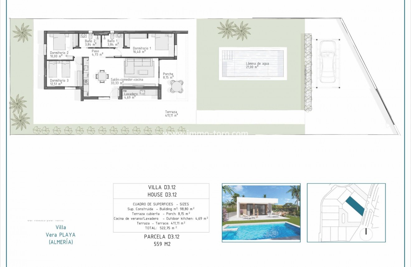 New Build - Villa - Vera - Vera playa