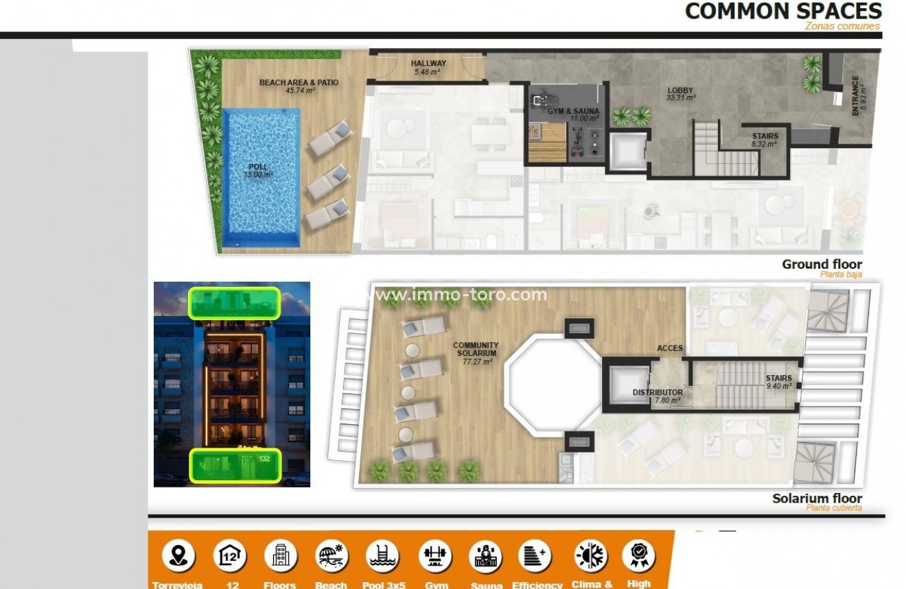 Nueva construcción  - Ático - Torrevieja - Playa de El Cura
