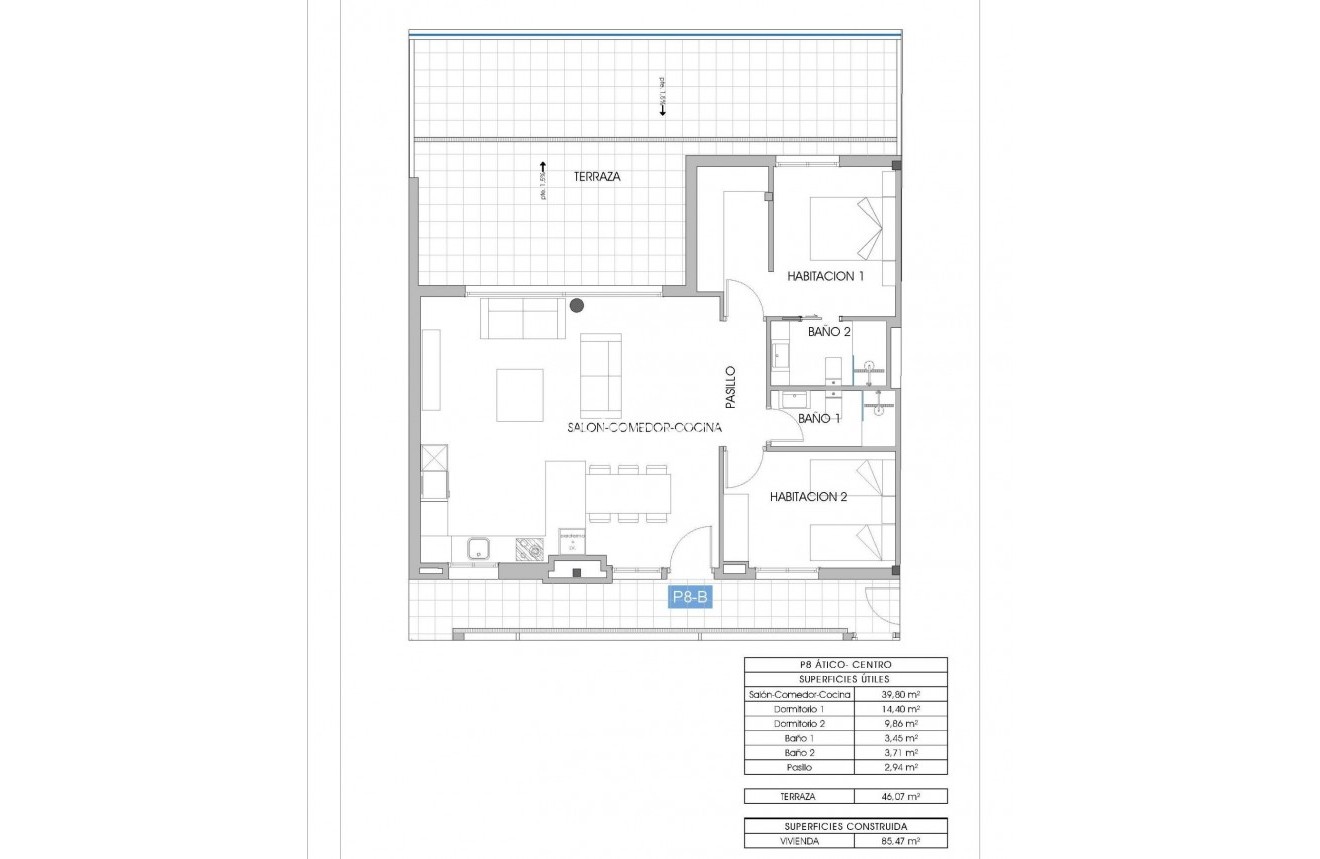 Nouvelle construction - Penthouse - Villajoyosa - Cala de Finestrat