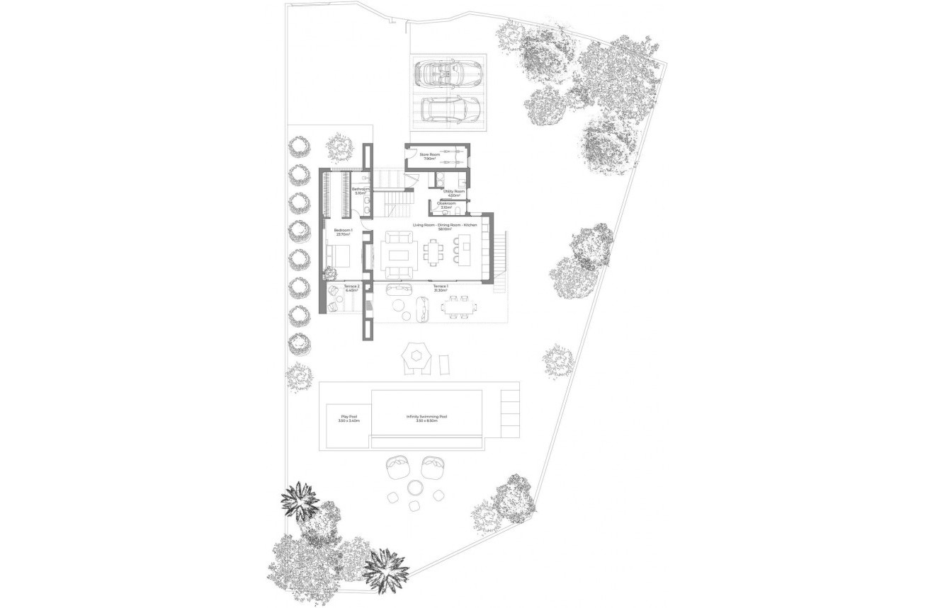 Nueva construcción  - Villa / Chalet - Cuevas Del Almanzora - Desert Springs Golf Club