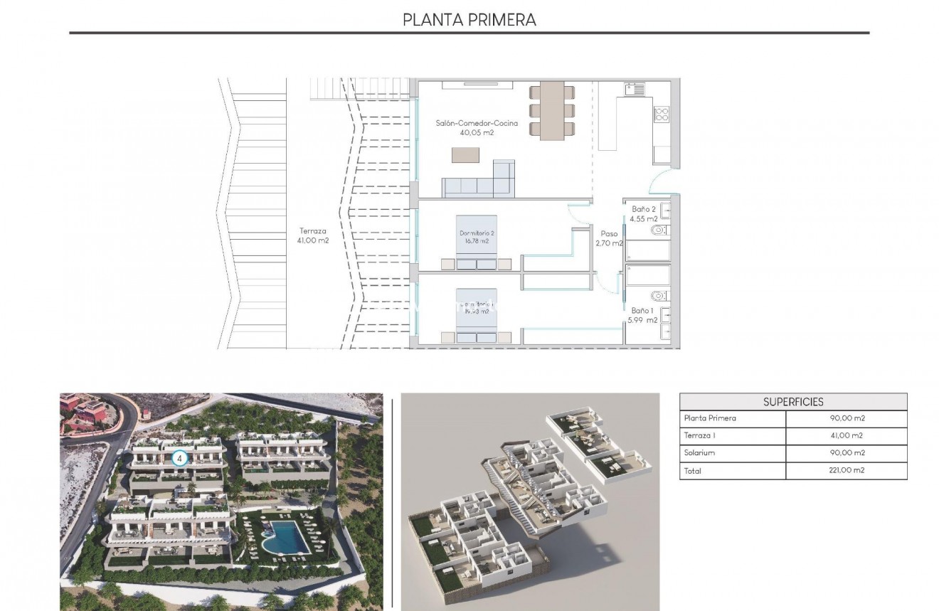New Build - Apartment - Finestrat - Balcón de finestrat