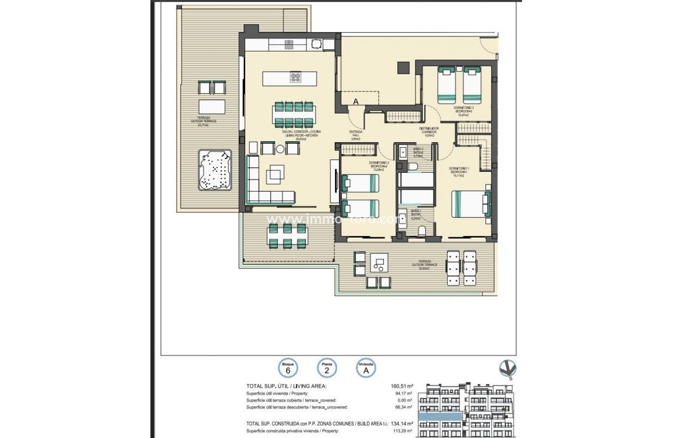 New Build - Apartment - Casares - Buenas Noches
