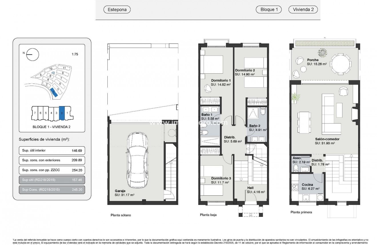 Nouvelle construction - Maison jumelée - Estepona - Azata Golf