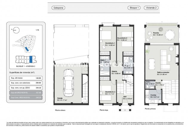Nouvelle construction - Maison jumelée - Estepona - Azata Golf