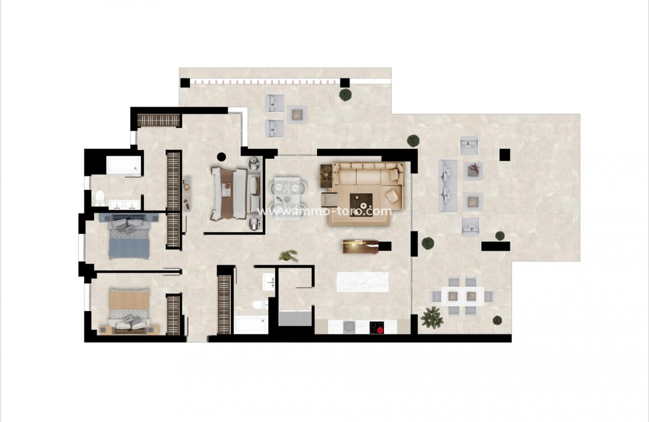 Nueva construcción  - Apartamento - Benahavis - Urb. Los Jaralillos