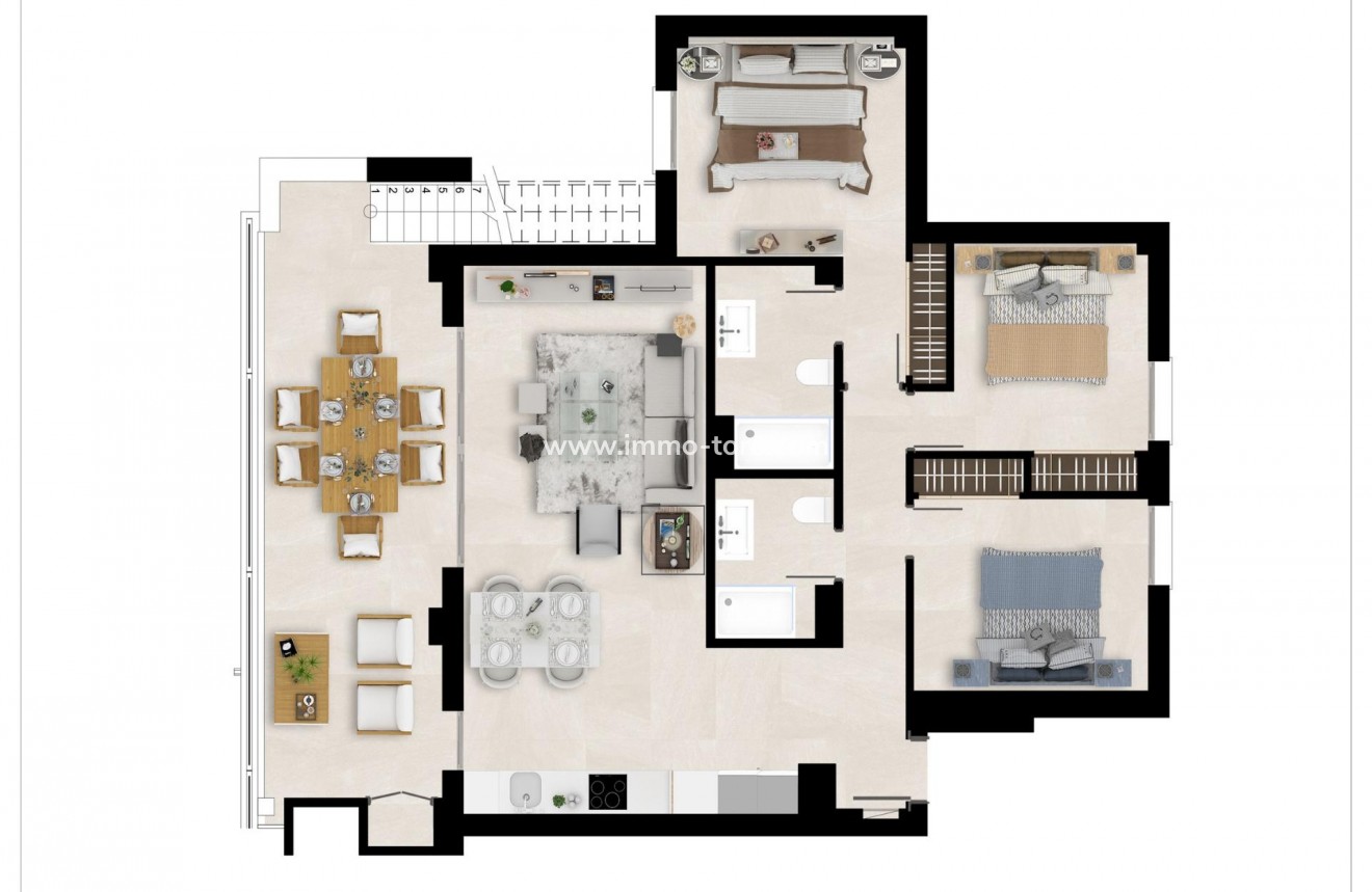 Nieuwbouw - Penthouse - Mijas - Calanova