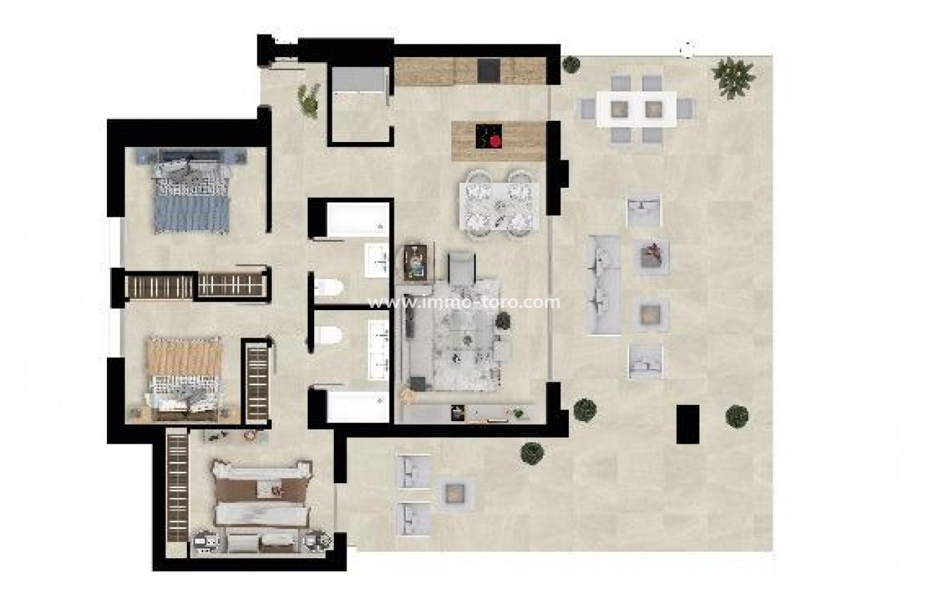 Nueva construcción  - Apartamento - Mijas - Calanova