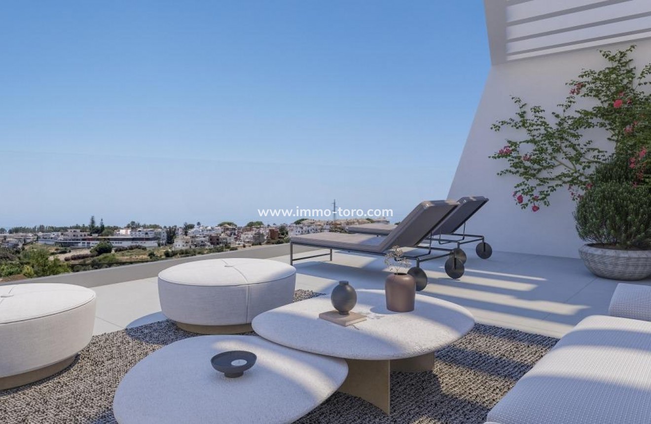 Nieuwbouw - Geschakelde woning - Estepona - Los Flamingos