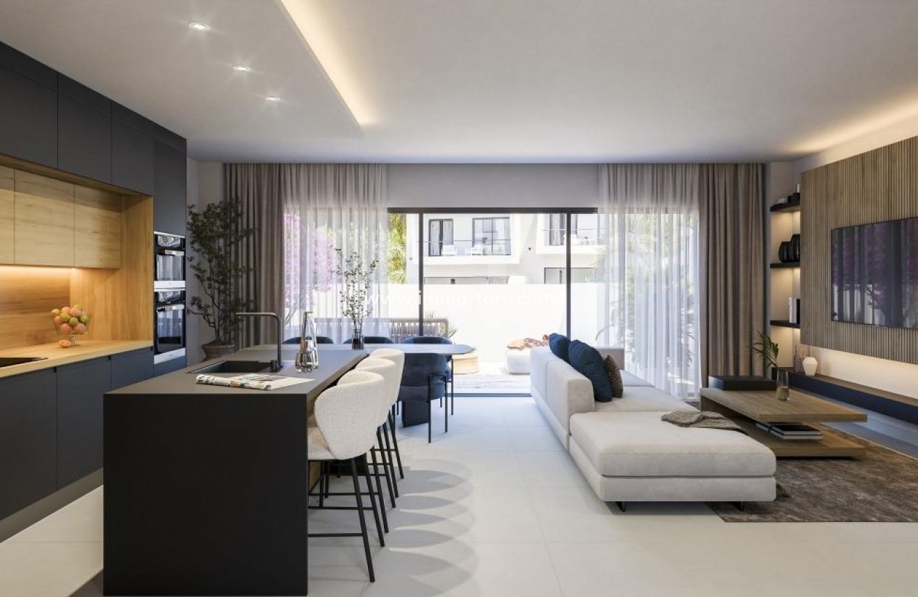 Nieuwbouw - Geschakelde woning - Estepona - Los Flamingos