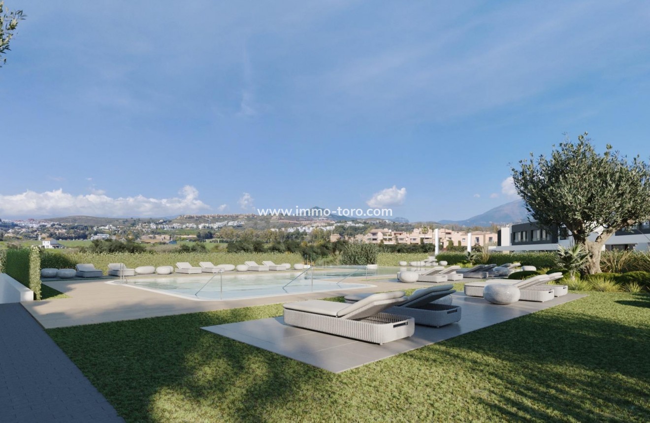 Nieuwbouw - Geschakelde woning - Estepona - Atalaya Golf