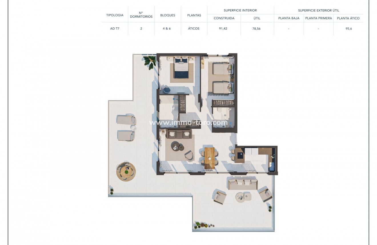 Nueva construcción  - Ático - Casares - Camarate