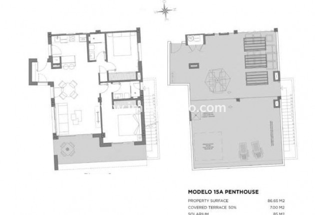 Nieuwbouw - Penthouse - Los Alcázares - Parque Diana