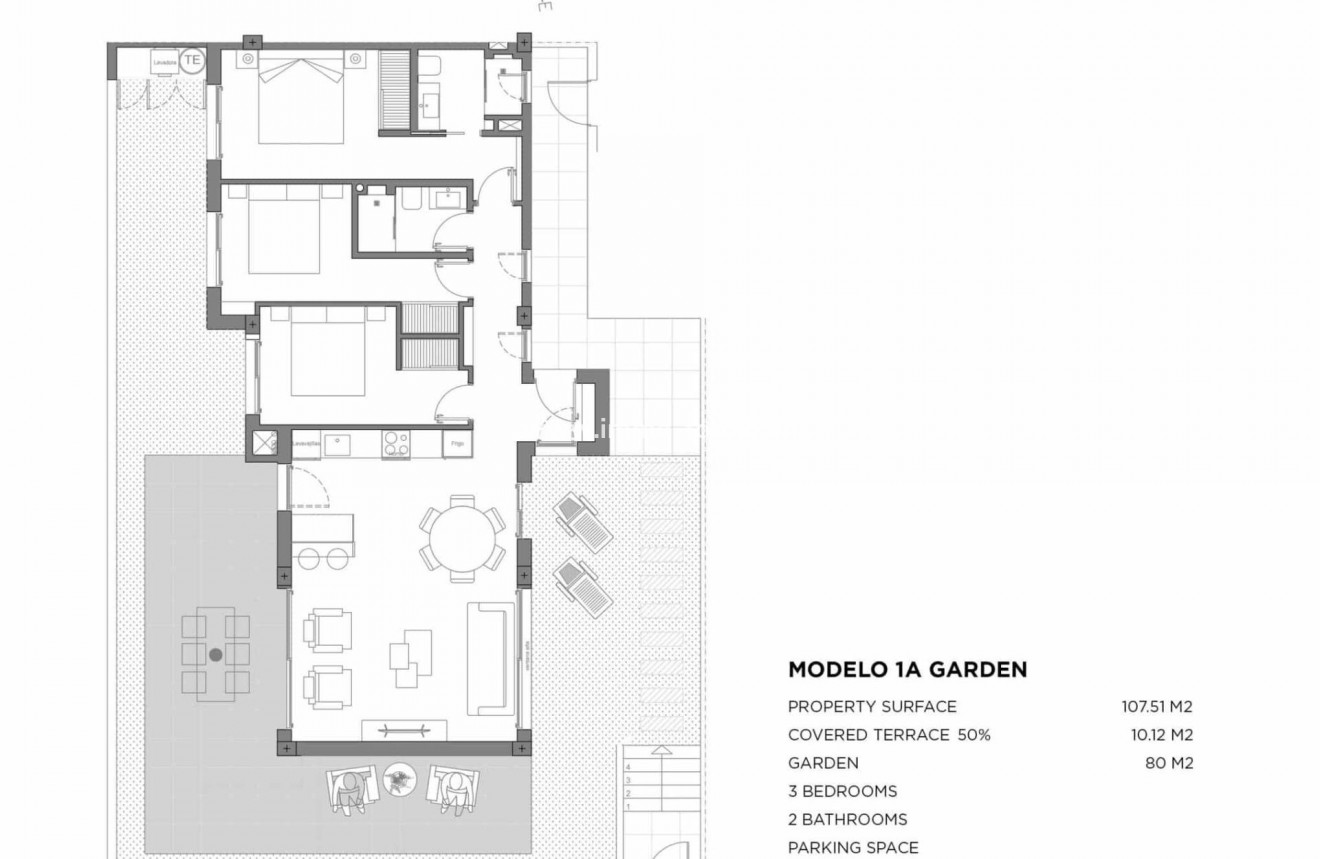 New Build - Apartment - Los Alcázares - Parque Diana