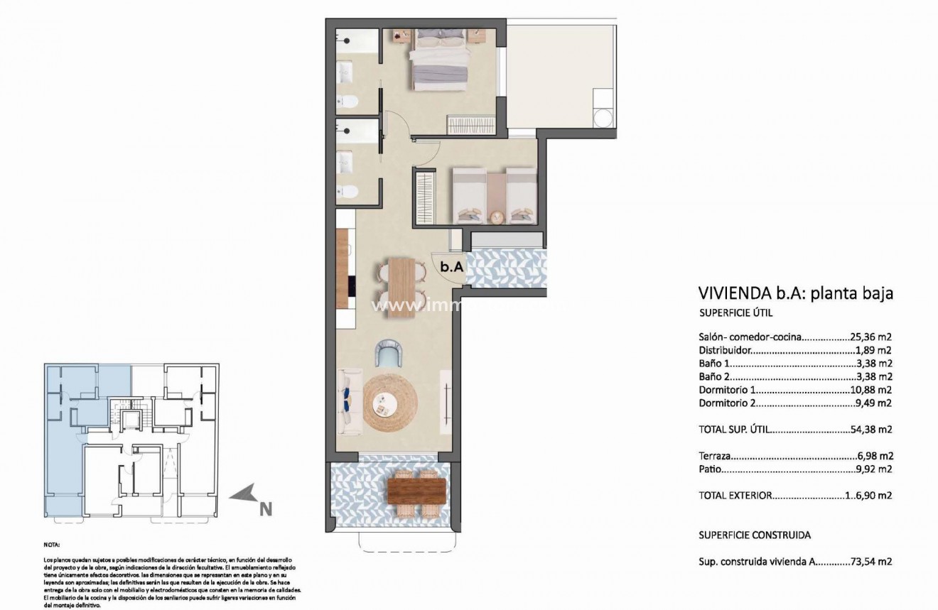 Nieuwbouw - Appartement  - Pilar de la Horadada - Torre De La Horadada