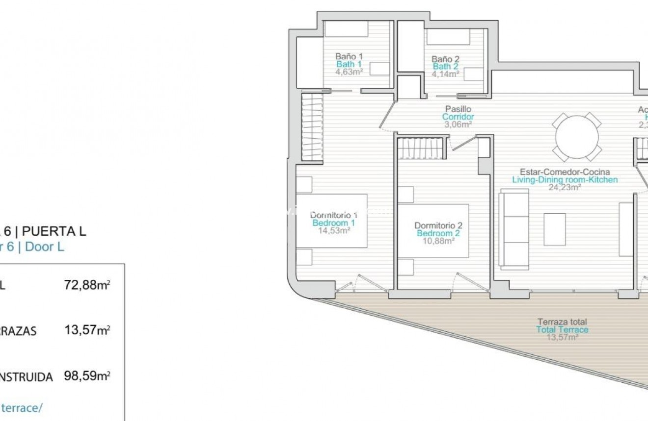 New Build - Apartment - Villajoyosa - La Tellerola