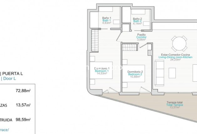 New Build - Apartment - Villajoyosa - La Tellerola