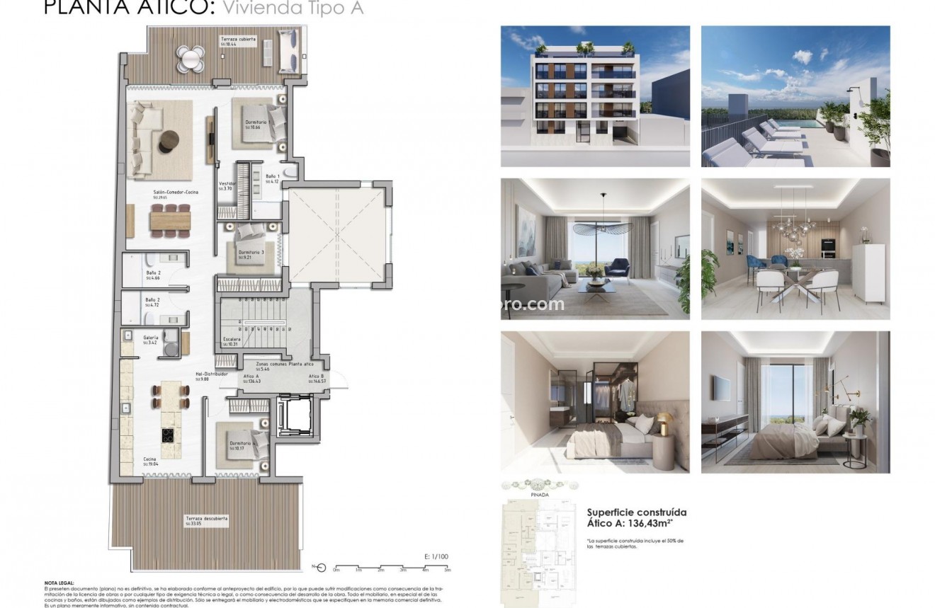 Nieuwbouw - Penthouse - Guardamar - Guardamar del Segura