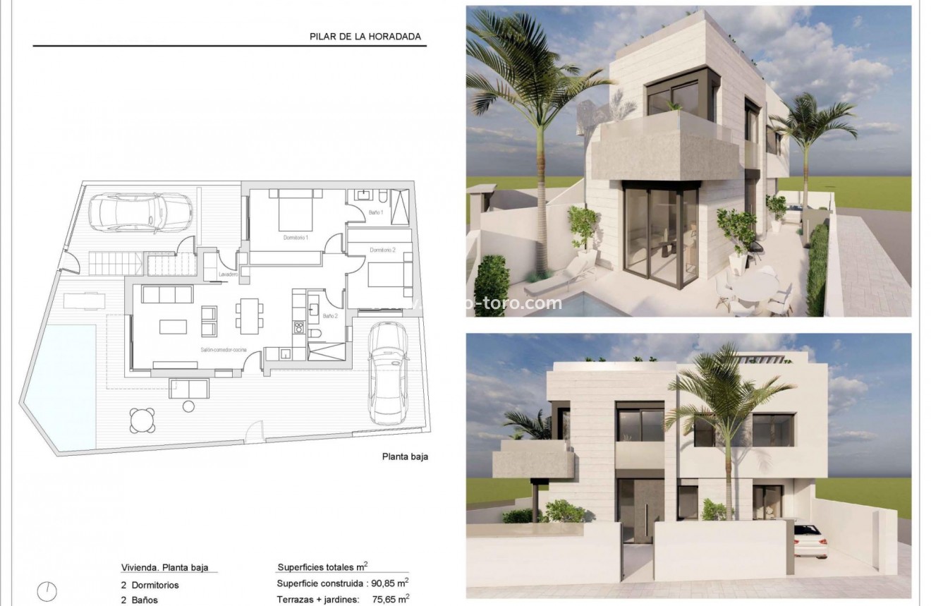 Nieuwbouw - Appartement  - Pilar de la Horadada - pueblo