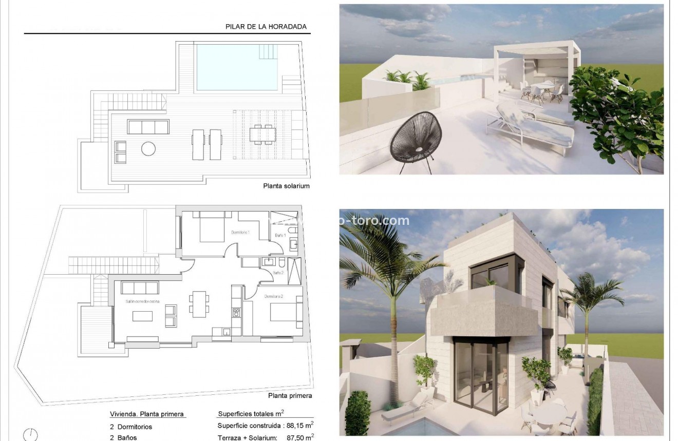 Nieuwbouw - Appartement  - Pilar de la Horadada - pueblo